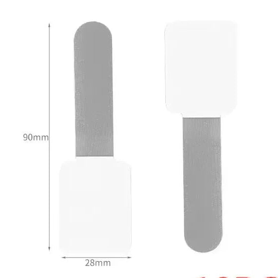 Gray rectangular objects with dimensions and '10PCS' text on a white background