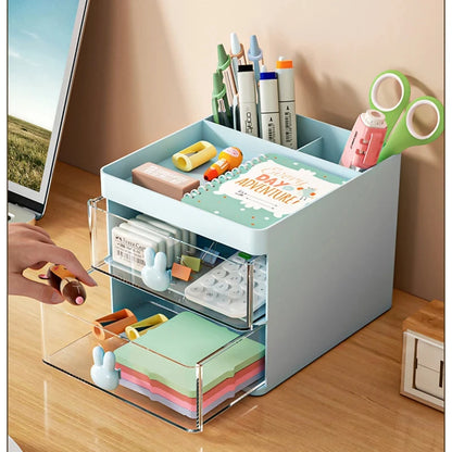 Here Work Nook Desk Organizer With Drawer