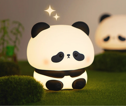 Lazy panda lamp