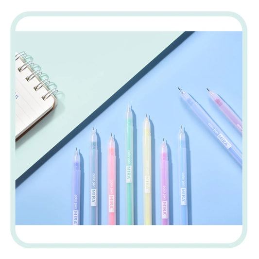 Kawaii Aesthetic Stationery Color Gel Pen Set