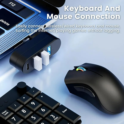 Rotatable USB Hub 3.0 Mini Splitter