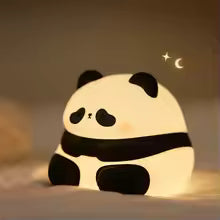 Lazy panda lamp
