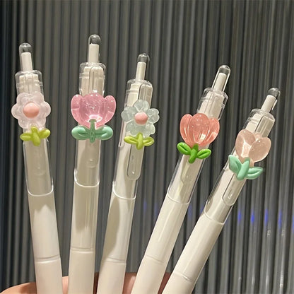 Her Work Nook Floral Gel Ink Rollerball Pens