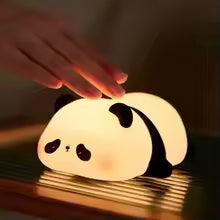 Lazy panda lamp
