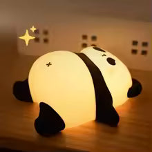 Lazy panda lamp