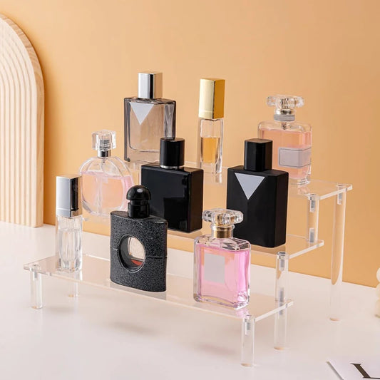 1-3 Tier Acrylic Display Storage Shelf, Display Rack