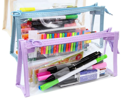 Her Work Nook Transparent Pencil Pouch