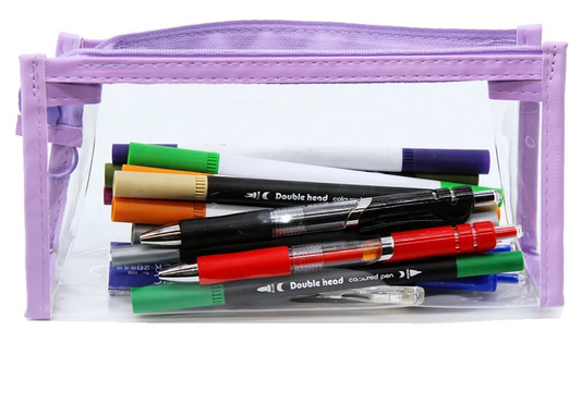 Her Work Nook Transparent Pencil Pouch